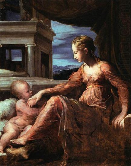 Francesco Parmigianino Virgin and Child china oil painting image